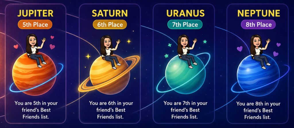 Correct Snapchat Planets Order List 4 Snapchat Planets Order 1