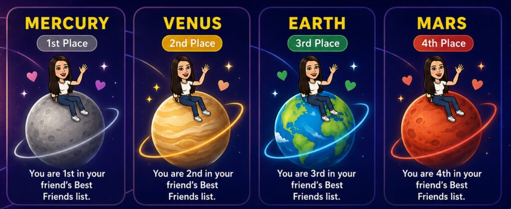 Correct Snapchat Planets Order List 3 Snapchat Planets Order