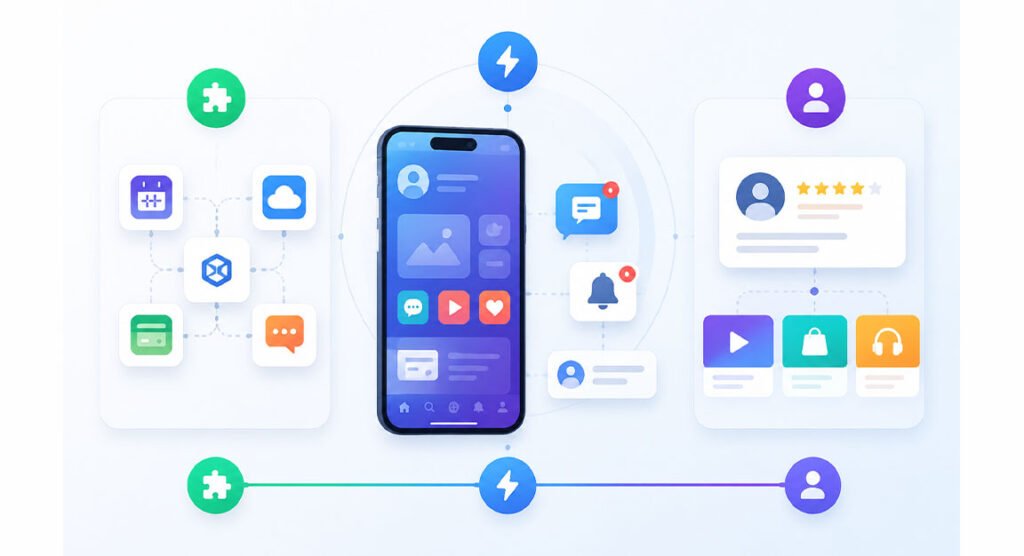 App and Socials AlienSync