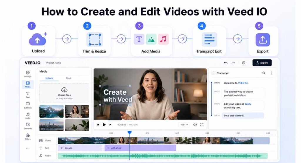 Veed IO: AI Video Editing Made Simple 2 Veed IO
