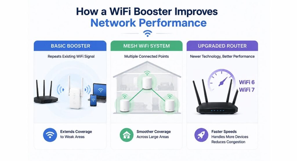 WiFi Extender vs Booster: Speed, Range & Performance 2 WiFi Extender vs Booster
