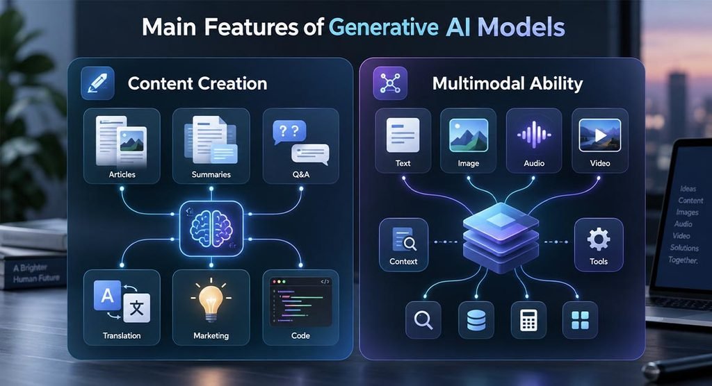 Generative AI Models: Features and Examples 2 Generative AI Models