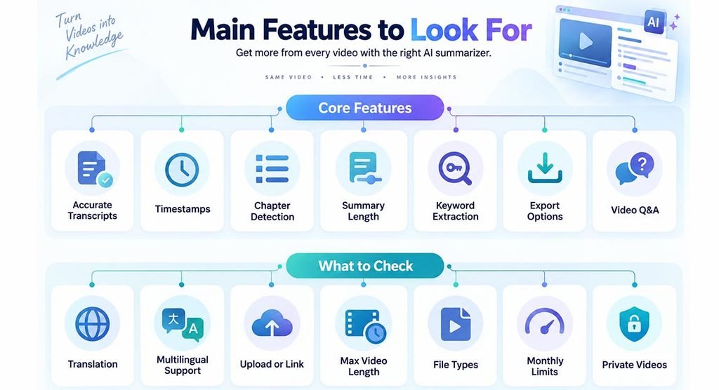 Video Summarizer AI: Summarize Videos in Minutes 2 Video Summarizer AI
